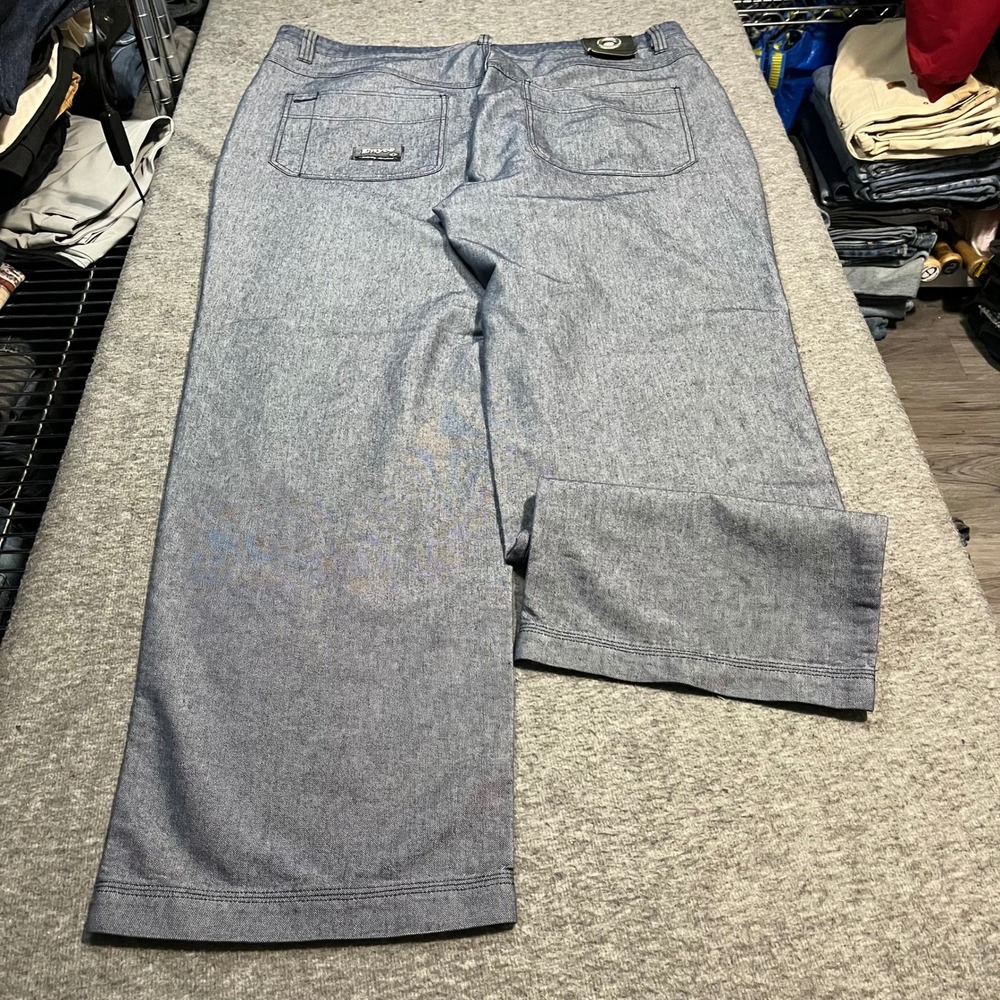 Mens Enyce Brand Denim Blue Wide Leg Baggy Streetwear Jeans 42x33